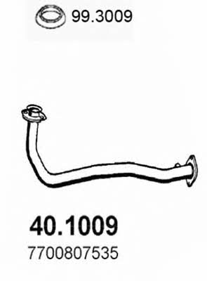 Asso 40.1009 Exhaust pipe 401009