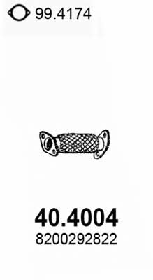  40.4004 Exhaust pipe 404004