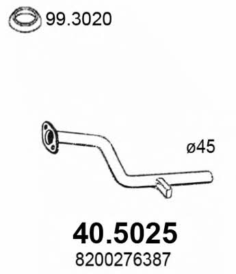 Asso 40.5025 Exhaust pipe 405025