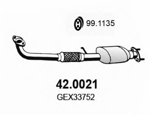 Asso 42.0021 Catalytic Converter 420021