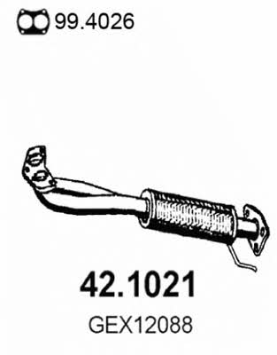 Asso 42.1021 Exhaust pipe 421021