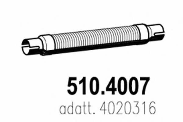 Asso 510.4007 Corrugated pipe 5104007