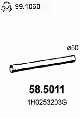 Asso 58.5011 Exhaust pipe 585011