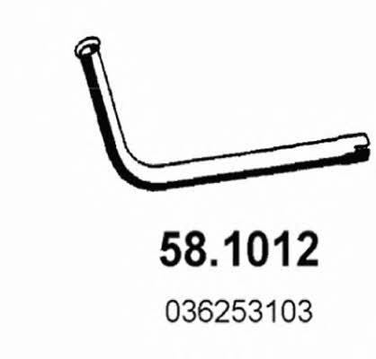 Asso 58.1012 Exhaust pipe 581012