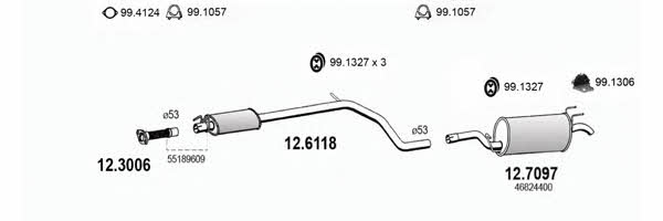 ART2820 Asso Exhaust system