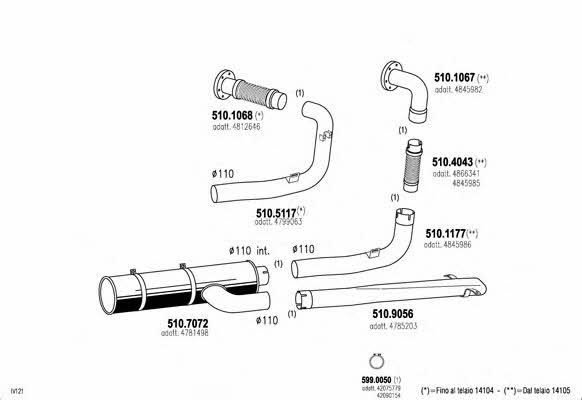  ARTTRUCK207 Exhaust system ARTTRUCK207