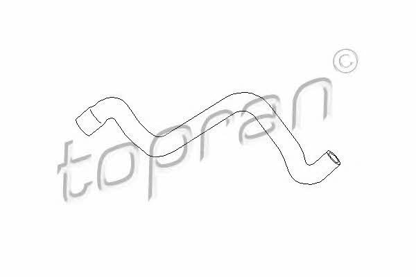 Car coolant hose Audi 80: 108311 Topran Coolant hose