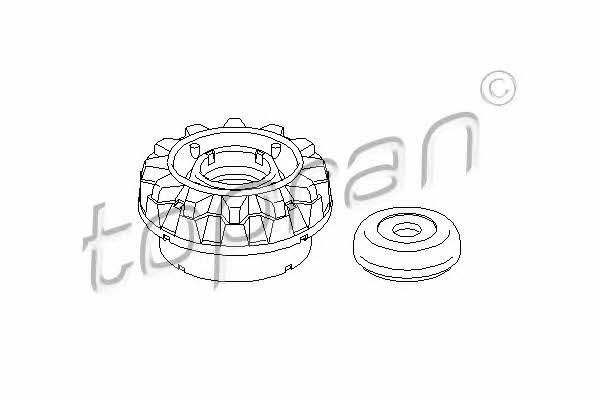 Topran 108 563 Strut bearing with bearing kit 108563