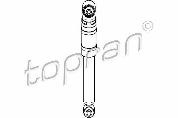 Topran 206 060 Rear oil and gas suspension shock absorber 206060