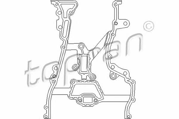 Topran 206 585 Front engine cover gasket 206585