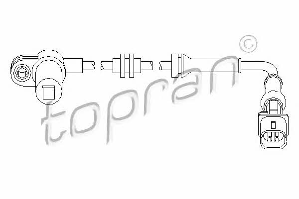 Topran 207 450 Sensor, wheel speed 207450