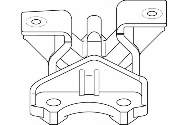 Topran 207 763 Engine mount, front right 207763