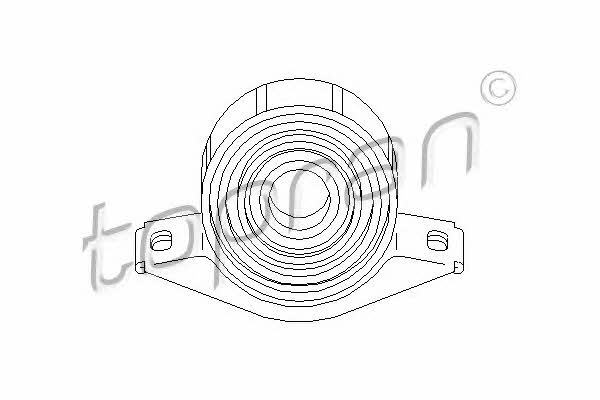 Driveshaft outboard bearing Topran 400 084