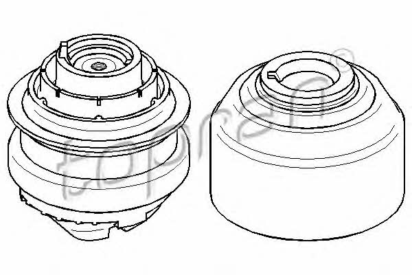 Topran 407 843 Engine mount left, right 407843 407843 Topran Engine mount left, right