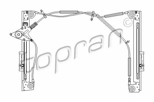 Window regulator Mini: 501831 Topran Window Regulator