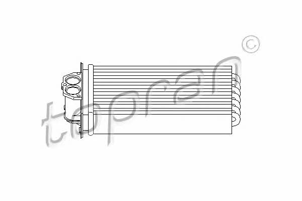 Topran 721 425 Heat exchanger, interior heating 721425