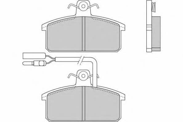 ETF 12-0265 Brake Pad Set, disc brake 120265