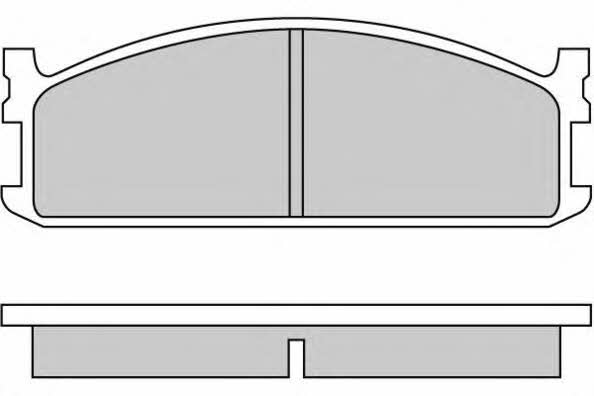 ETF 12-0321 Brake Pad Set, disc brake 120321