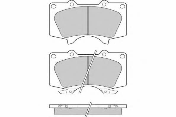ETF 12-1139 Brake Pad Set, disc brake 121139