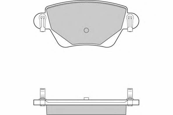 ETF 12-0927 Brake Pad Set, disc brake 120927