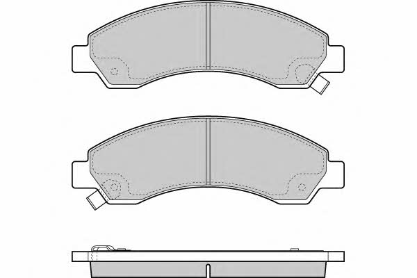 ETF 12-1411 Brake Pad Set, disc brake 121411