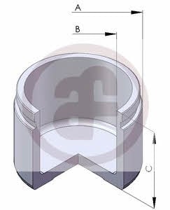 Autofren D02541 Front brake caliper piston D02541