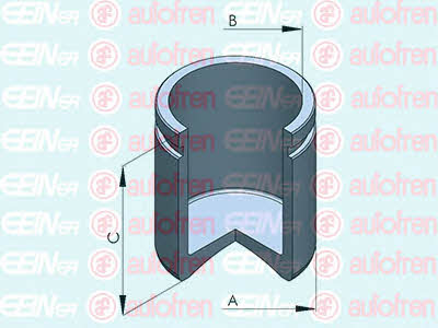 Autofren D025433 Front brake caliper piston D025433