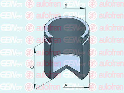 Autofren D025453 Front brake caliper piston D025453