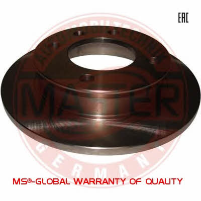 Master-sport 24011001481-SET-MS Unventilated front brake disc 24011001481SETMS
