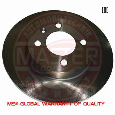 Master-sport 24-0113-0178-1-SET-MS Unventilated front brake disc 24011301781SETMS