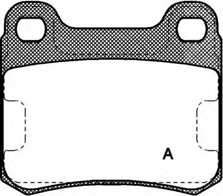 Open parts BPA0157.10 Brake Pad Set, disc brake BPA015710