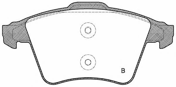 Open parts BPA1045.01 Brake Pad Set, disc brake BPA104501
