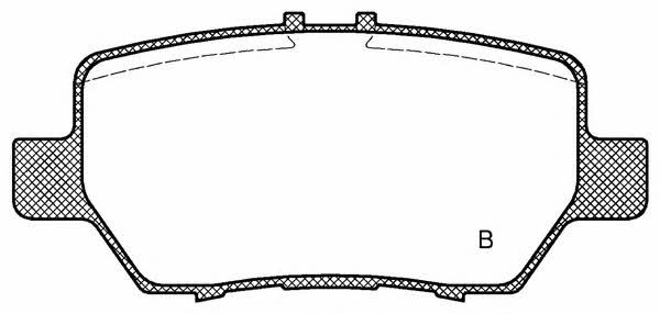 Open parts BPA1168.02 Brake Pad Set, disc brake BPA116802