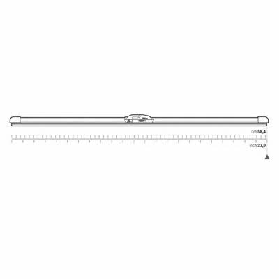 Open parts WBS0023.00 Wiper blade 580 mm (23") WBS002300