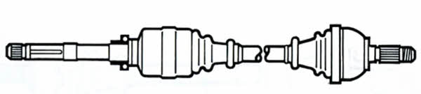 Cevam 5123 Drive shaft 5123