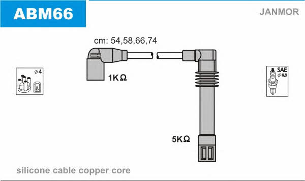 Janmor ABM66 Ignition cable kit ABM66