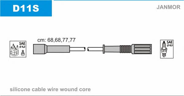 Janmor D11S.P Ignition cable kit D11SP