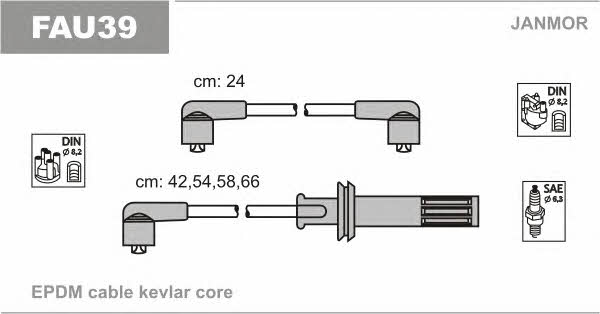 Janmor FAU39 Ignition cable kit FAU39