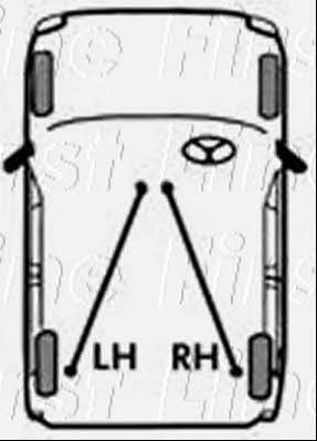 First line FKB1999 Parking brake cable, right FKB1999