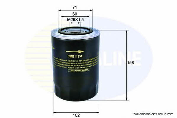Comline CMB11351 Oil Filter CMB11351