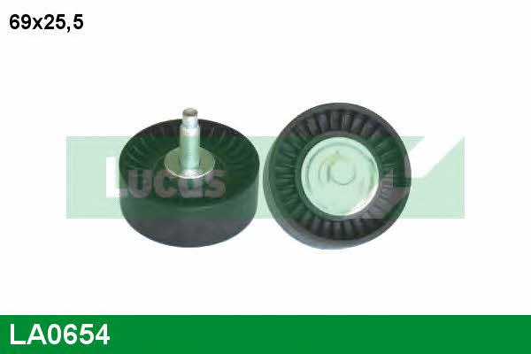 Lucas engine drive LA0654 V-ribbed belt tensioner (drive) roller LA0654