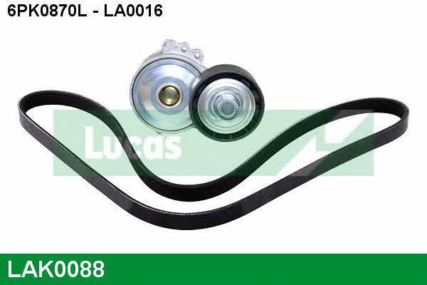 Lucas engine drive LAK0088 Drive belt kit LAK0088