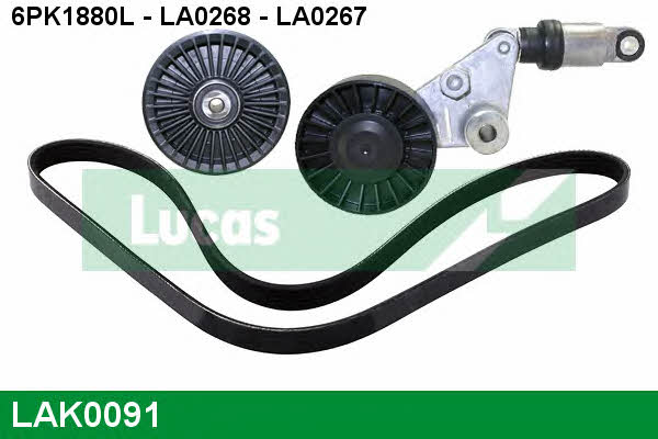 Lucas engine drive LAK0091 Drive belt kit LAK0091