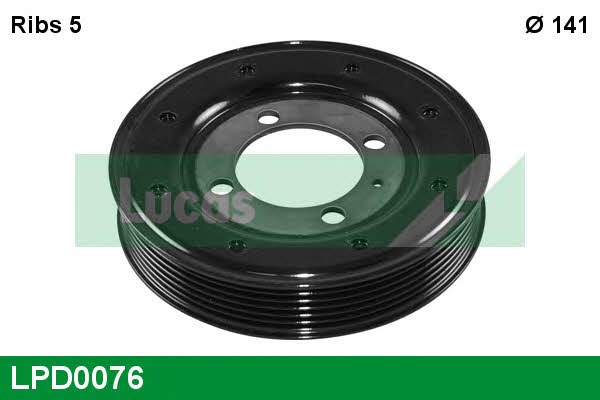 Lucas engine drive LPD0076 Pulley crankshaft LPD0076