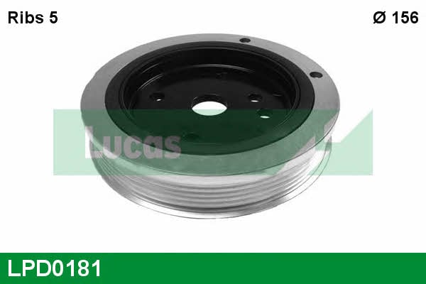 Lucas engine drive LPD0181 Pulley crankshaft LPD0181