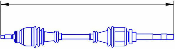 Sercore 12599 Drive shaft 12599