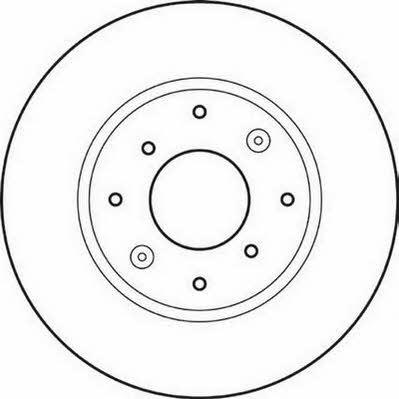 Stop 561621S Unventilated front brake disc 561621S