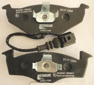 Motorquip LVXL1124 Brake Pad Set, disc brake LVXL1124