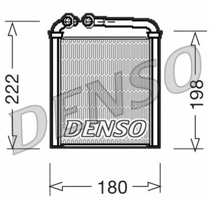 Nippon pieces DRR32005 Heat exchanger, interior heating DRR32005