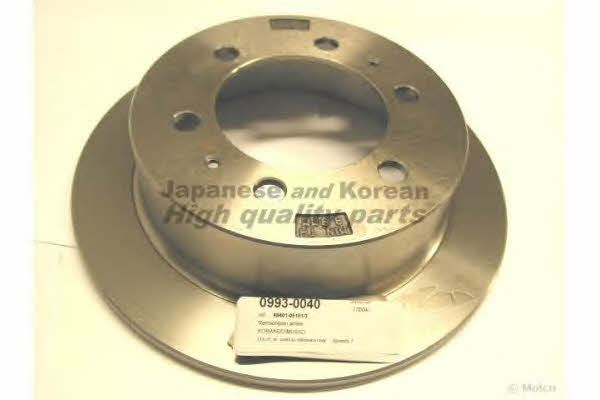 Ashuki 0993-0040 Rear brake disc, non-ventilated 09930040